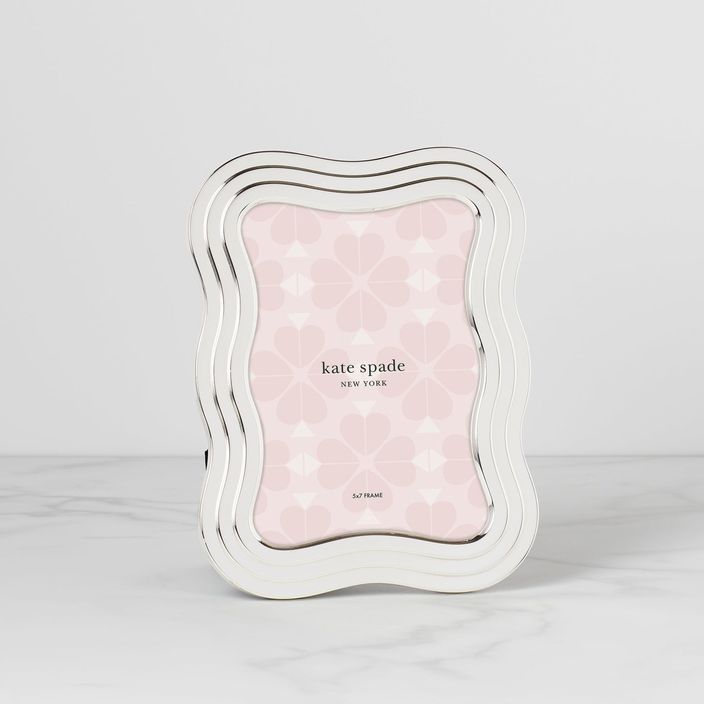 South Street Silver 5x7 Wavy Photo Frame