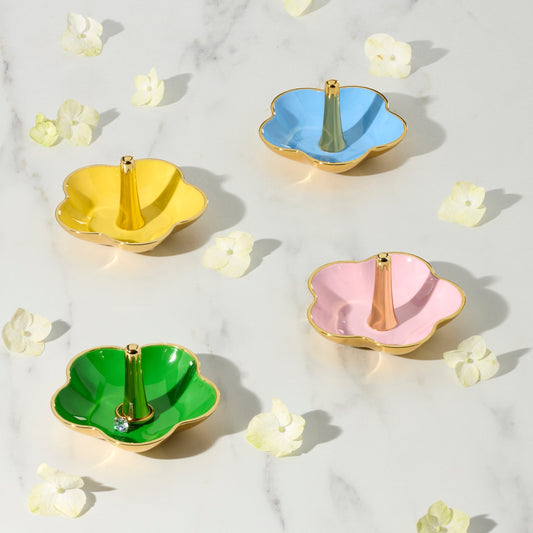 Make It Pop Pink Metal Ring Dish