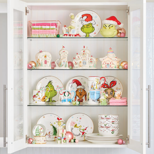 Merry Grinchmas Grinchie Grins Accent Plates, Set of 4