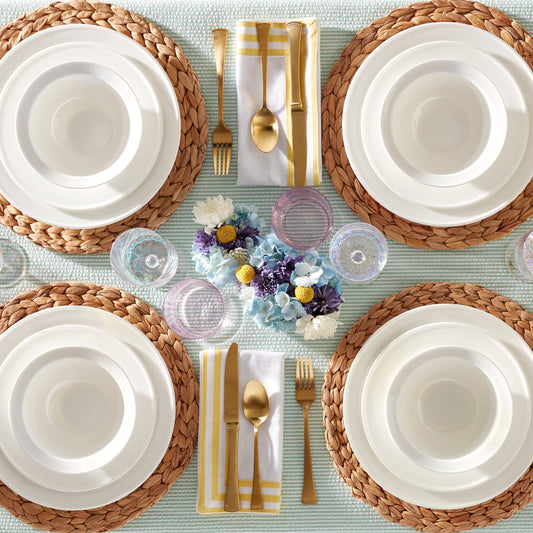 Studio 1414 Rimmed 12-Piece Dinnerware Set