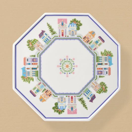 Lenox Spice Village Cake Plate