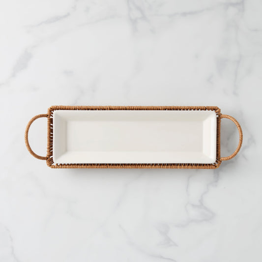 Willow & White, Hors D'Oeuvres Tray with Server