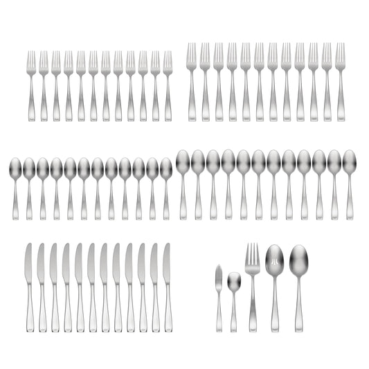 Moda Satin 65-Piece Flatware Set
