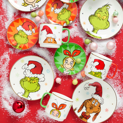 Merry Grinchmas Stackable Mugs, Set of 4