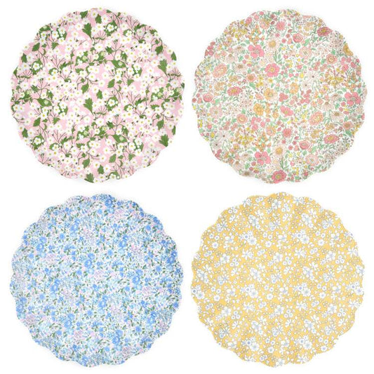 Meri Meri X Liberty Floral Melamine Large Plate, Set of 4
