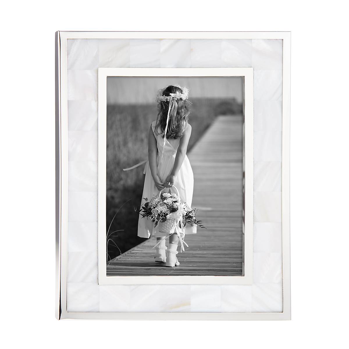 Mother Of Pearl 5x7 Photo Frame