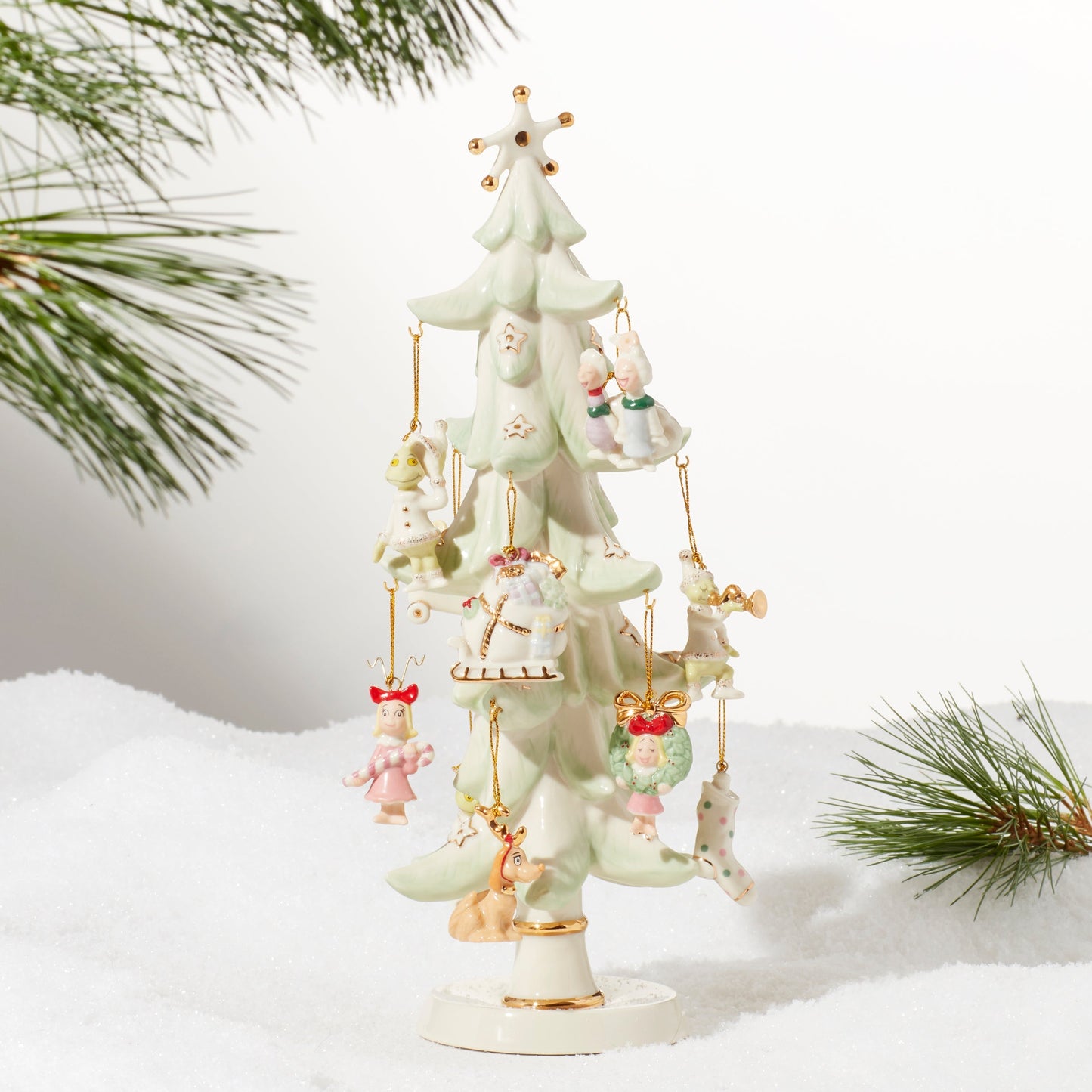 How The Grinch Stole Christmas 12-Piece Ornament & Tree Set