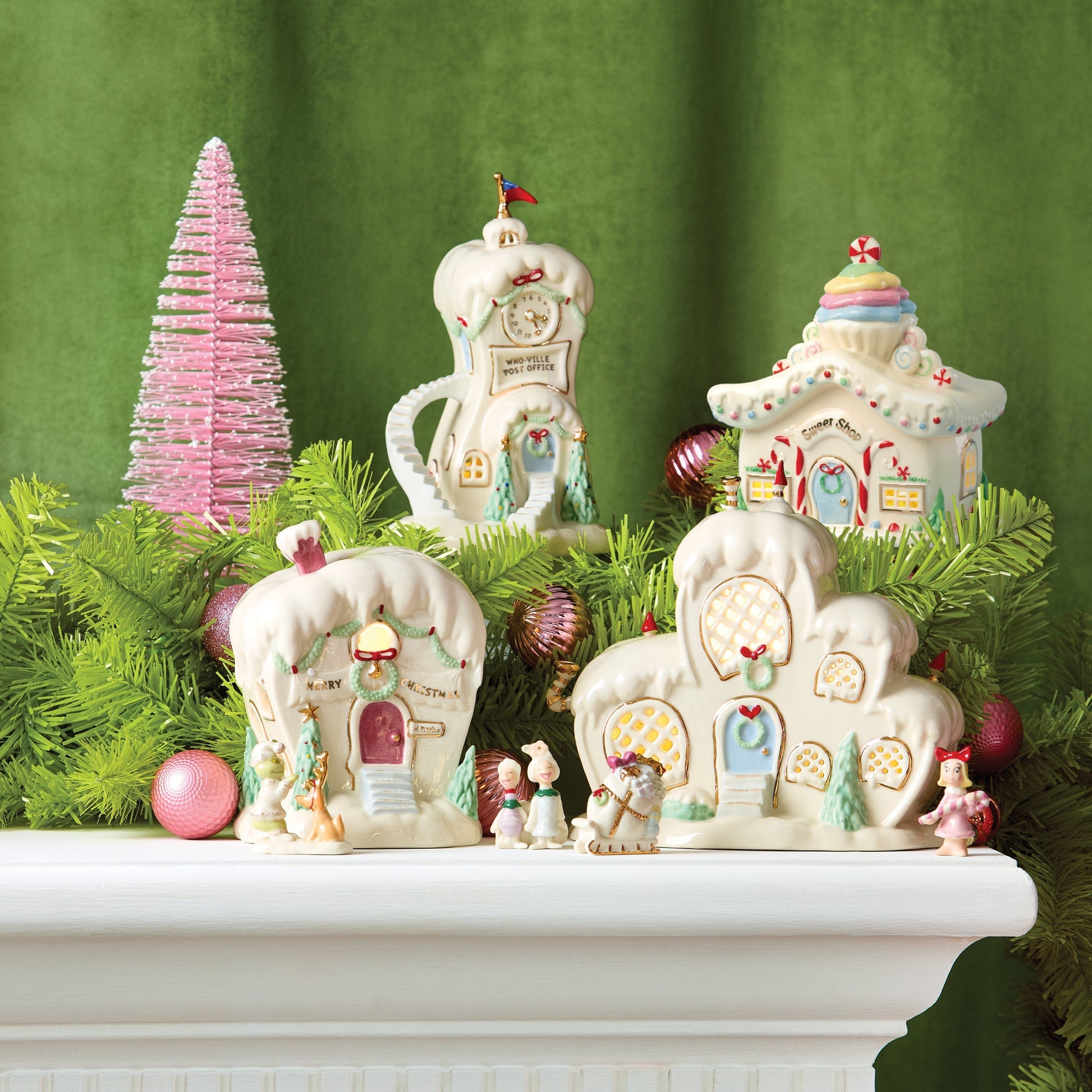 Who-Ville Post Office Lit Figurine