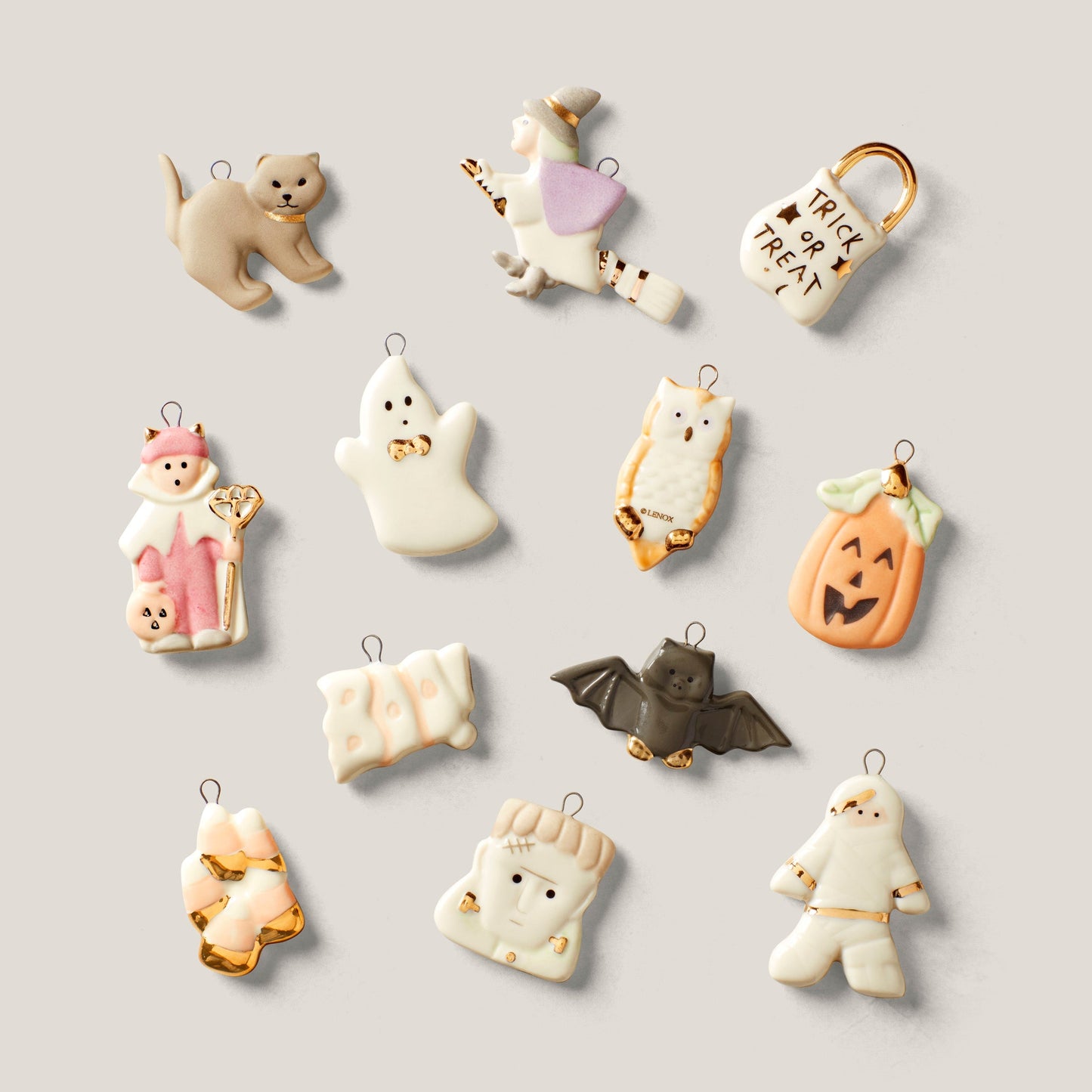 Trick or Treat 12-Piece Mini Ornament Set