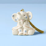 Personalized Blue Elephant Ornament