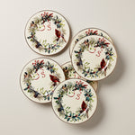 Winter Greetings Salad Plates, Set of 6