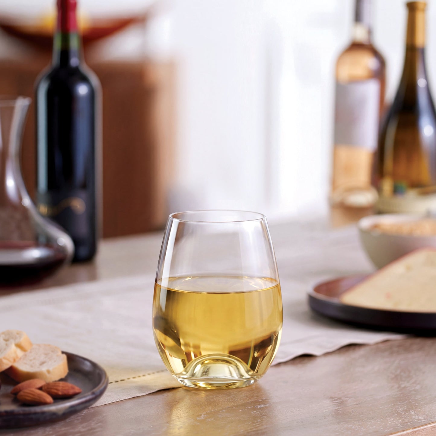 Tuscany Classics Stemless Wine Glasses, Set of 6