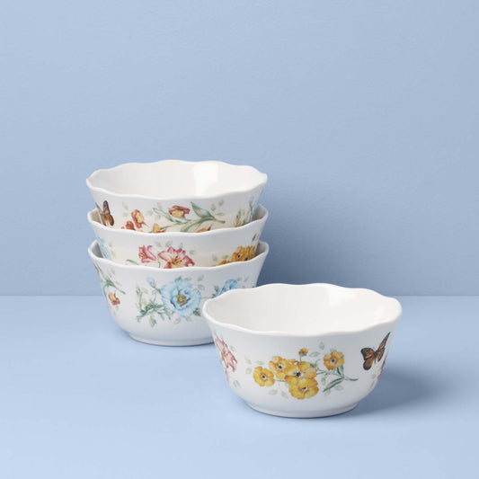 Butterfly Meadow Melamine All-Purpose Bowls, Set of 4
