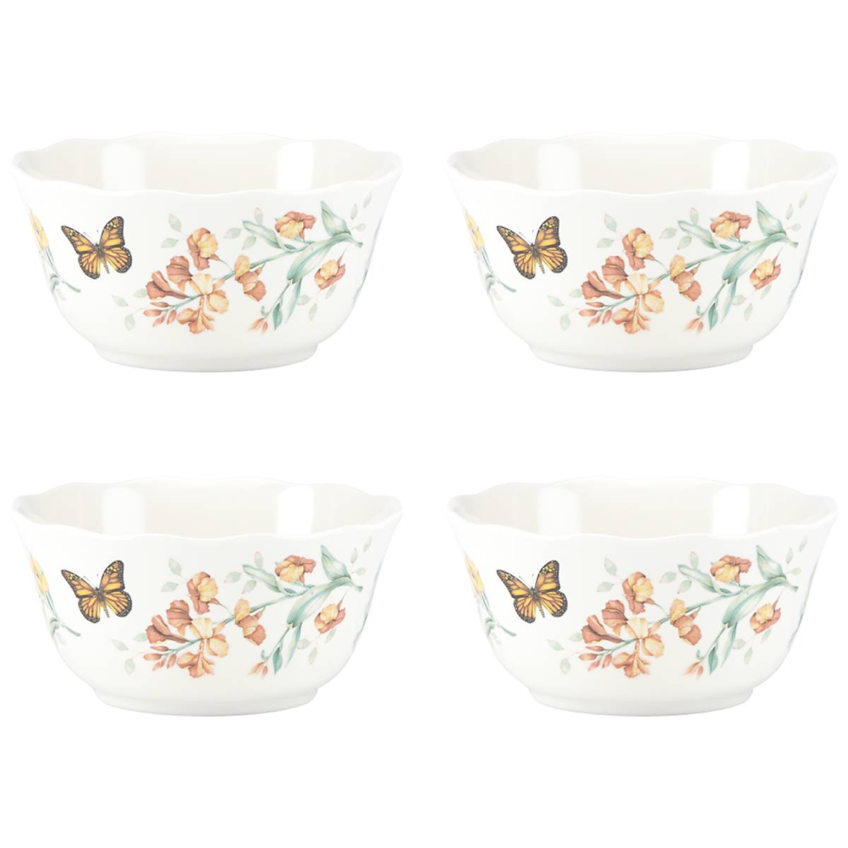 Butterfly Meadow Melamine All-Purpose Bowls, Set of 4