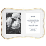 Crown Point Gold Double 5x7 Photo Frame
