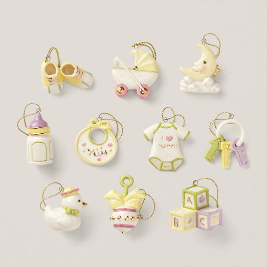 Baby Memories 10-Piece Mini Ornament Set
