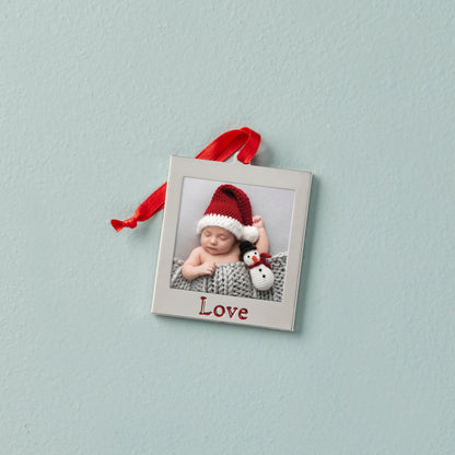 Love Photo Frame Charm Ornament