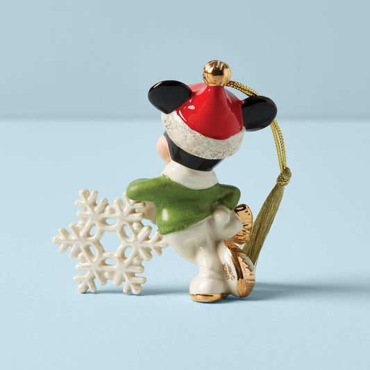 Personalized Mickey Mouse Snowflake Ornament