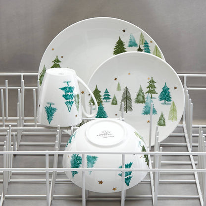 Balsam Lane Mugs, Set of 4