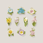 Celebrate Flowers 10-Piece Mini Ornament Set