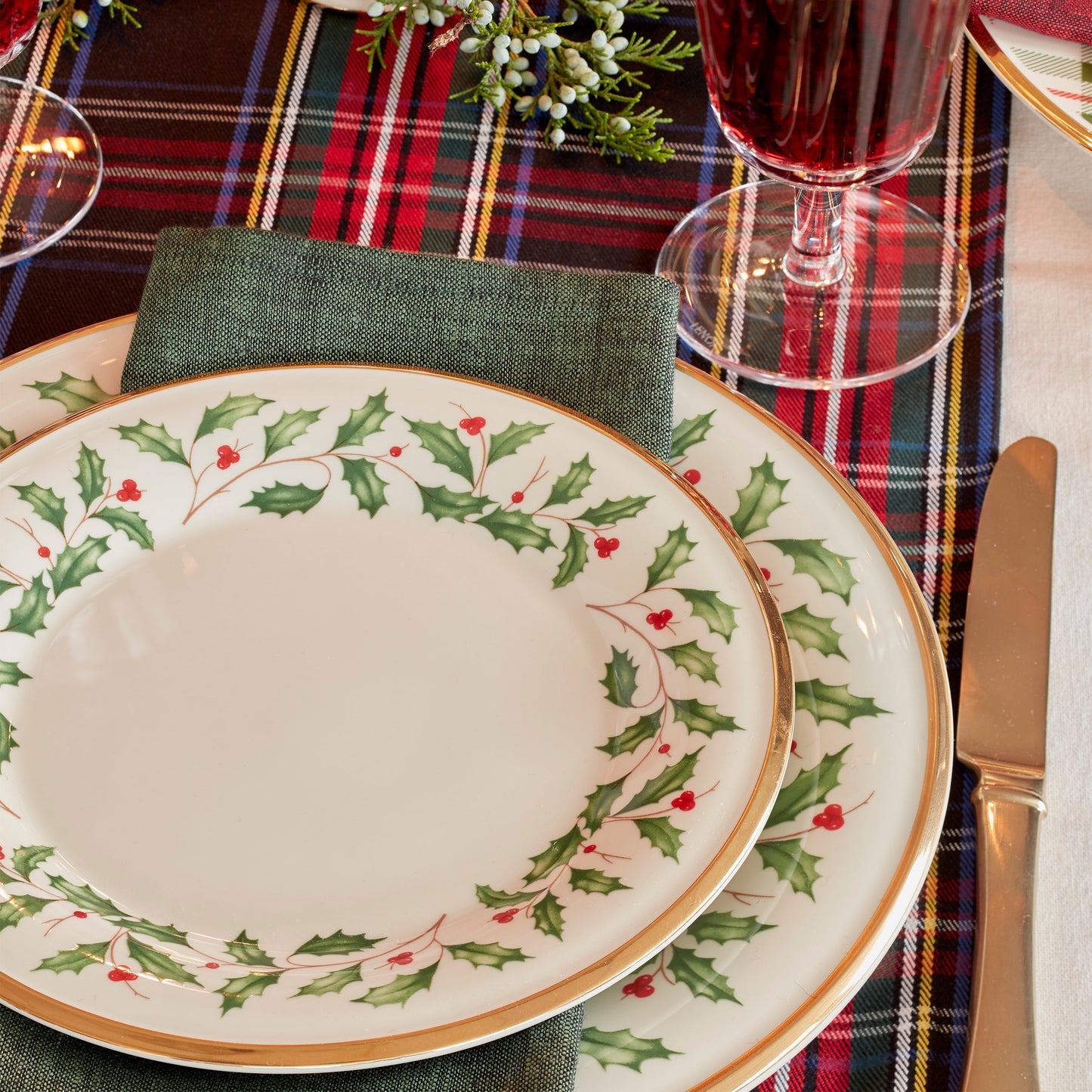 Holiday Dinner Plates, Set of 6