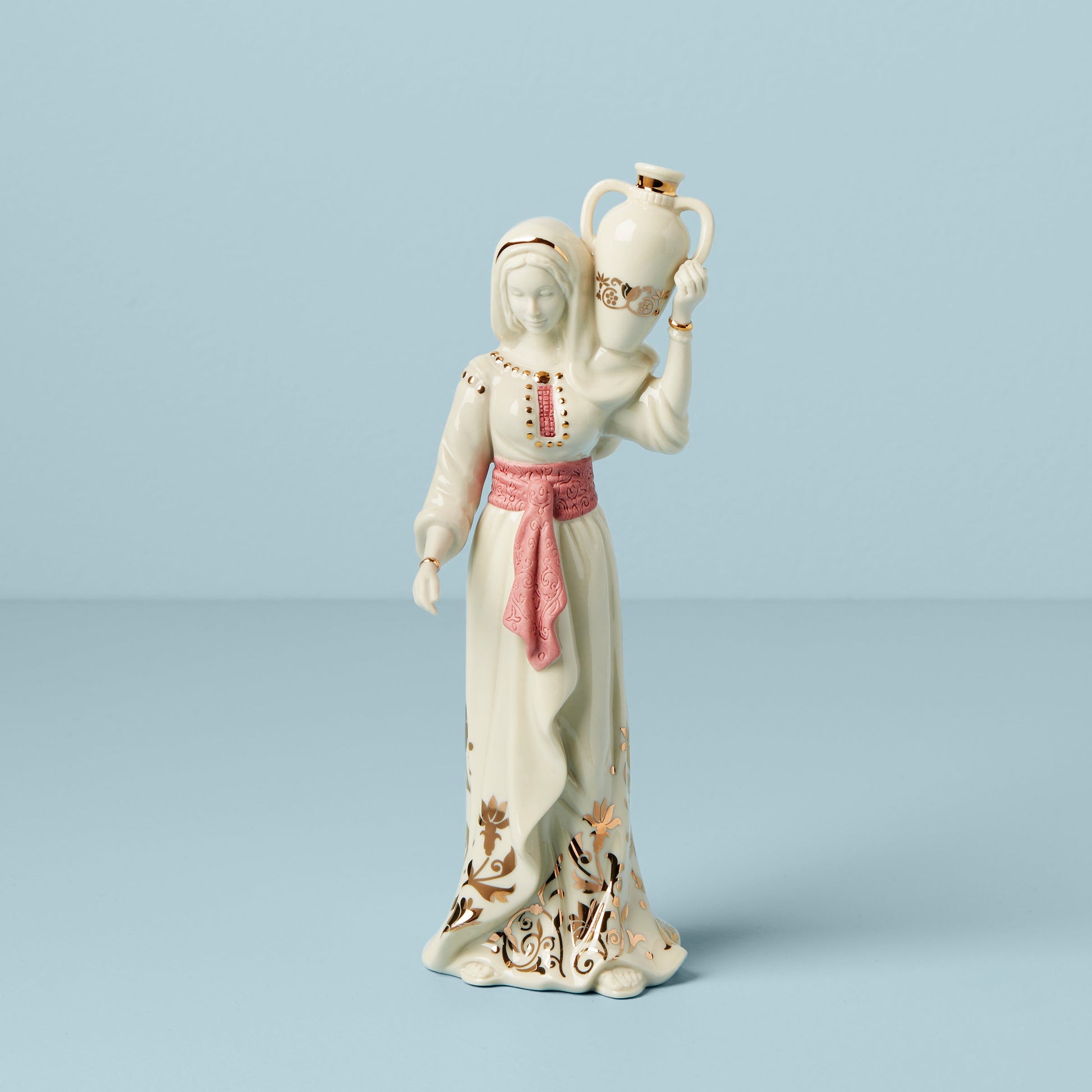First Blessing Nativity Woman & Jug Figurine