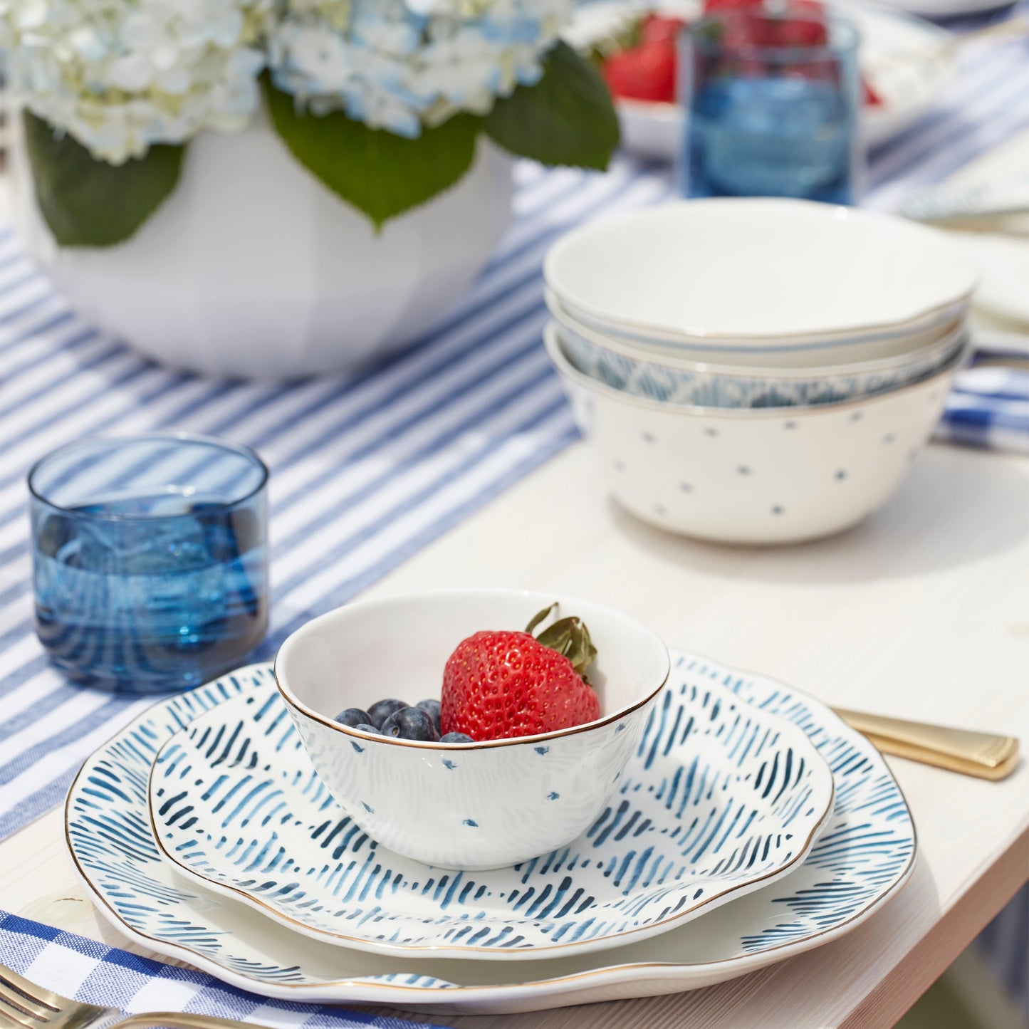 Blue Bay Dessert Bowls, Set of 4
