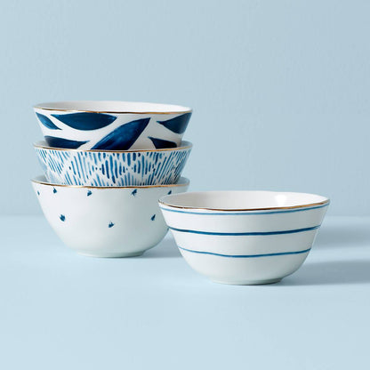 Blue Bay Dessert Bowls, Set of 4