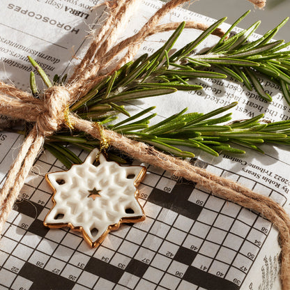 Snowflake 10-Piece Mini Ornament Set