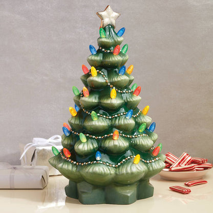 Treasured Traditions Green Lit Tree