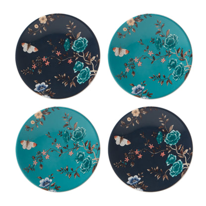 Sprig & Vine Tidbit Plates, Set of 4