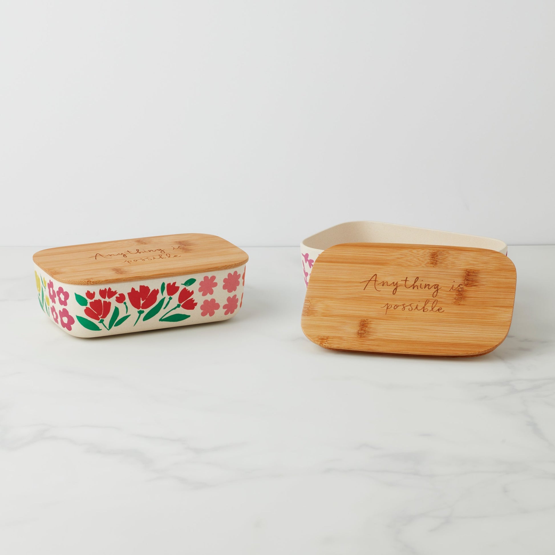Floral Fields 2-Piece Container Set