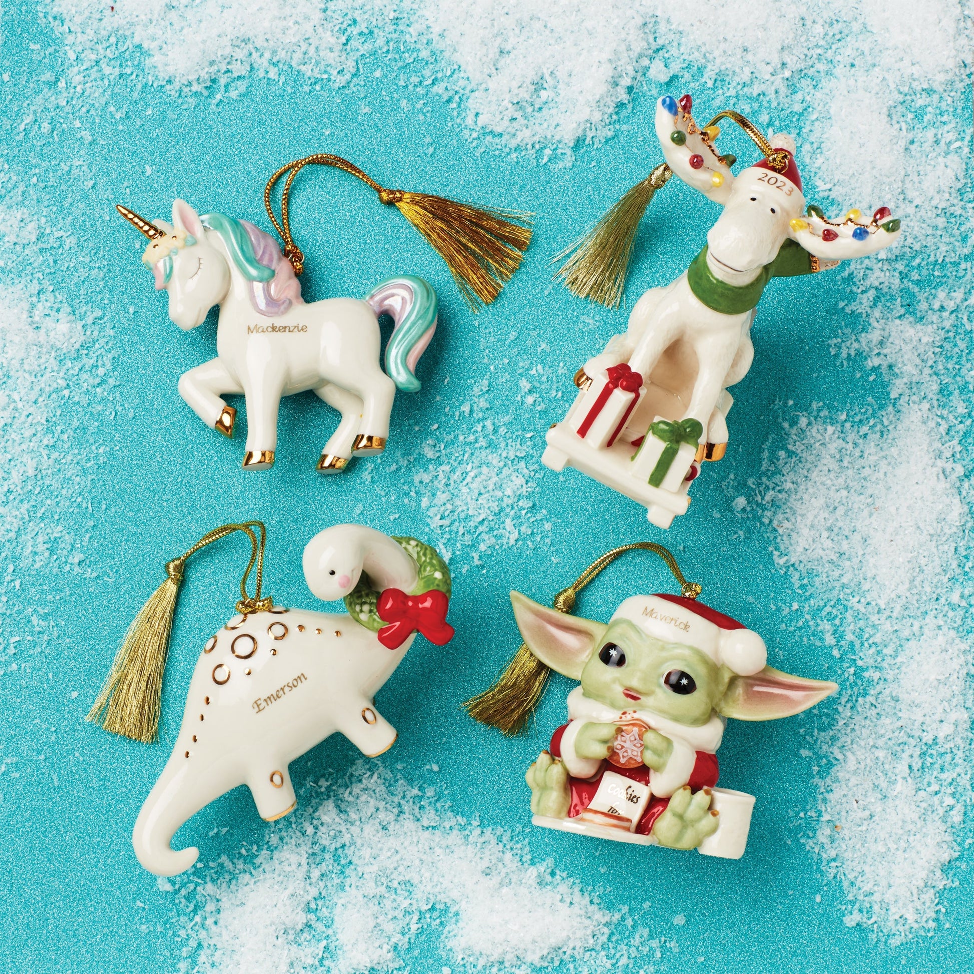 Personalized Dinosaur Ornament