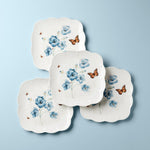 Butterfly Meadow Square Dinner Plates, Set of 4
