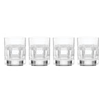 Hudson Crystal Double Old-Fashioned Glasses, Set of 4