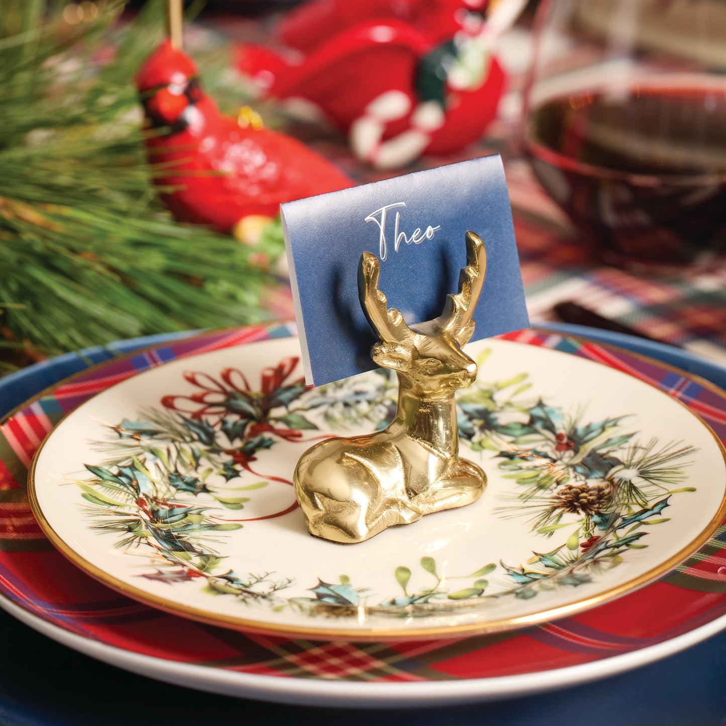 Winter Greetings Salad Plates, Set of 6
