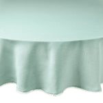 French Perle Ice Blue 70x70 Round Tablecloth