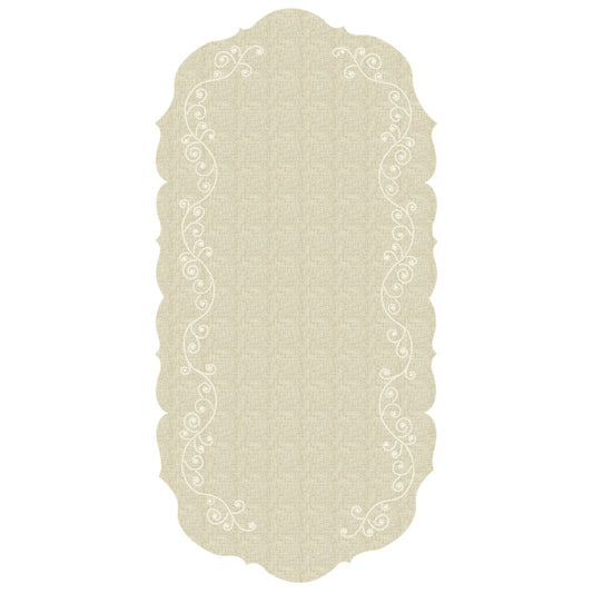 French Perle Linen Centerpiece Table Runner