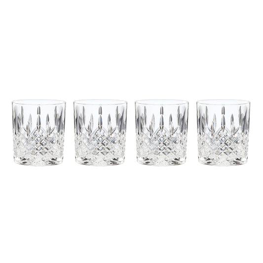 Hamilton Crystal Double Old Fashion Glasses, Set of 4