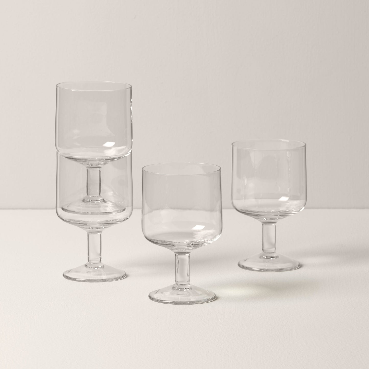 Tuscany Classics Stackable Wine Glasses, Set of 4
