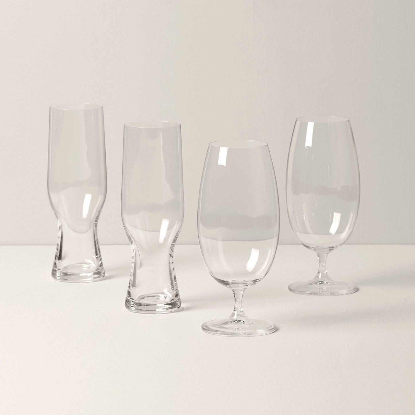 Tuscany Classics Assorted Beer Glasses, Set of 4