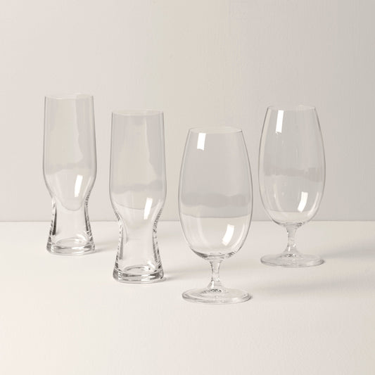 Tuscany Classics Assorted Beer Glasses, Set of 4