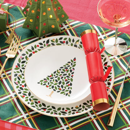 Evergreen Dinner Plates, Set of 4
