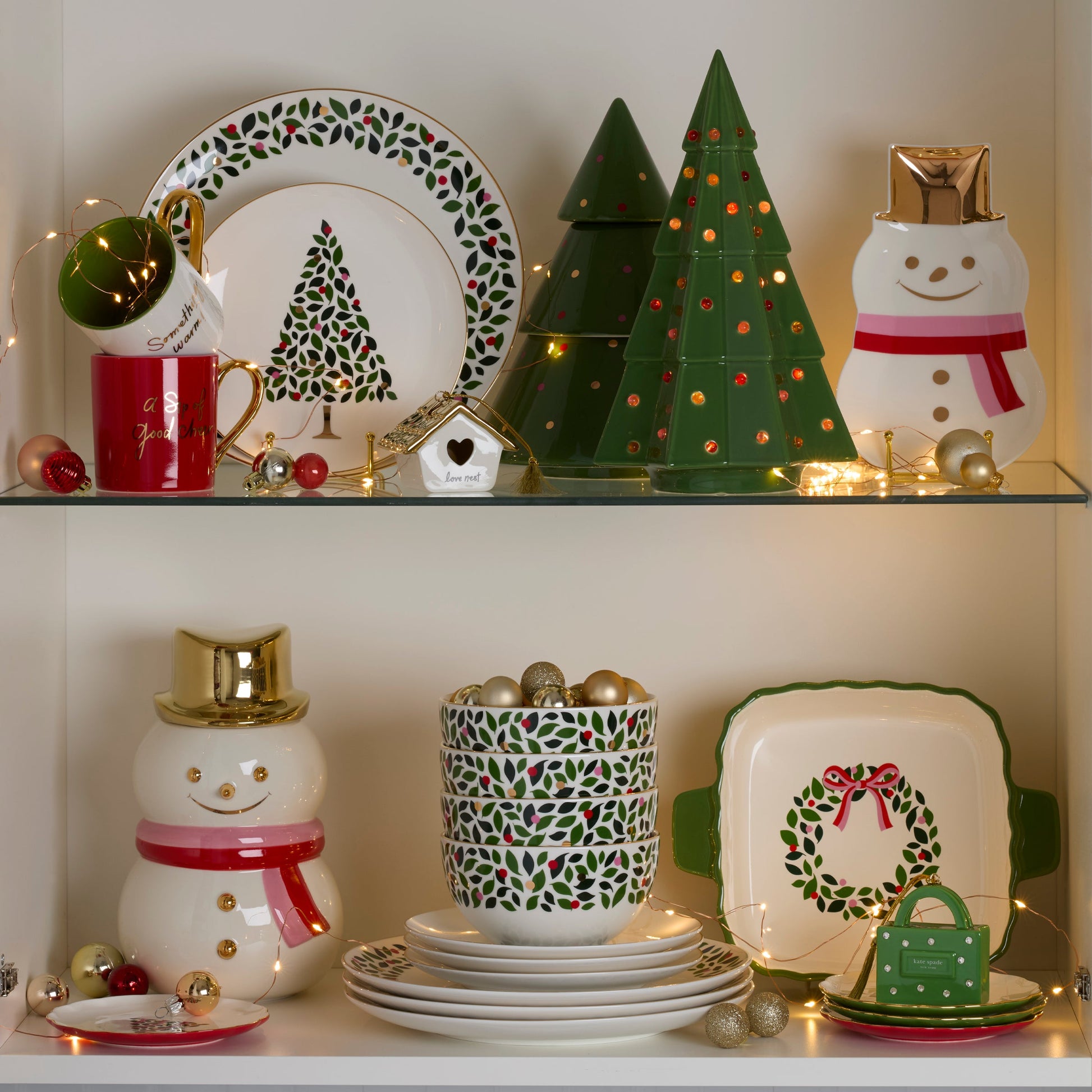 Be Jolly Warm Wishes Mugs, Set of 2