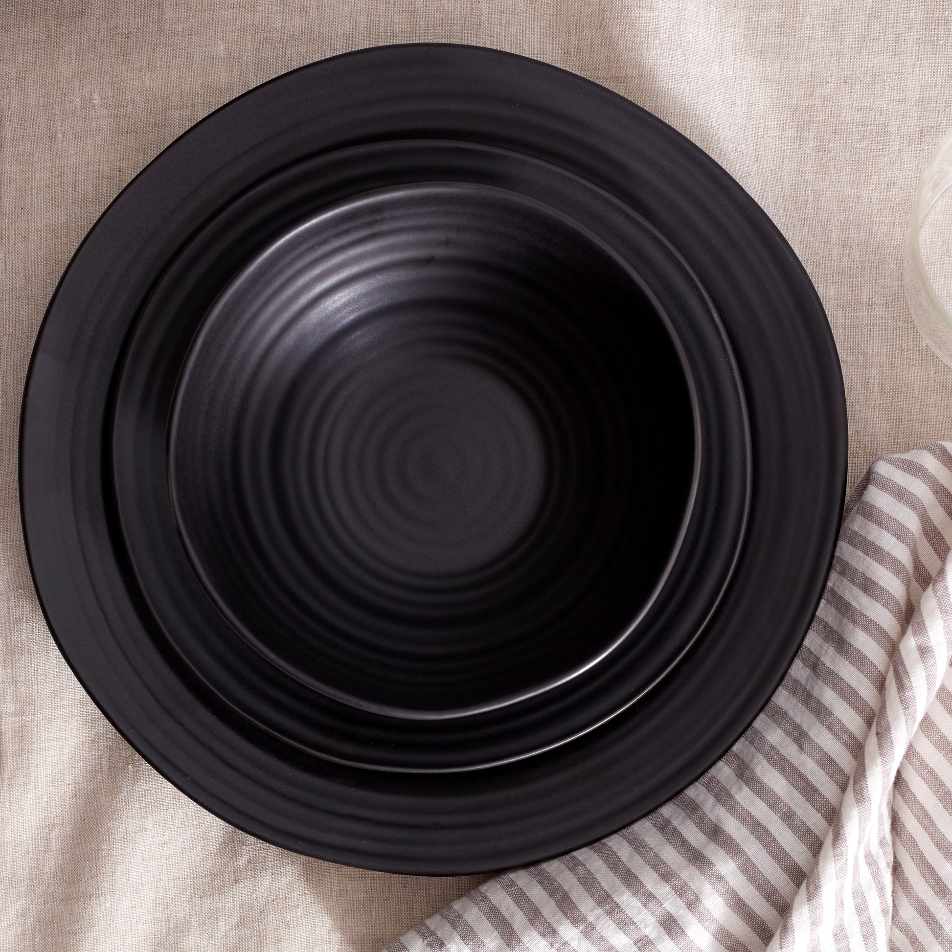 Ridge Black All-Purpose Bowl