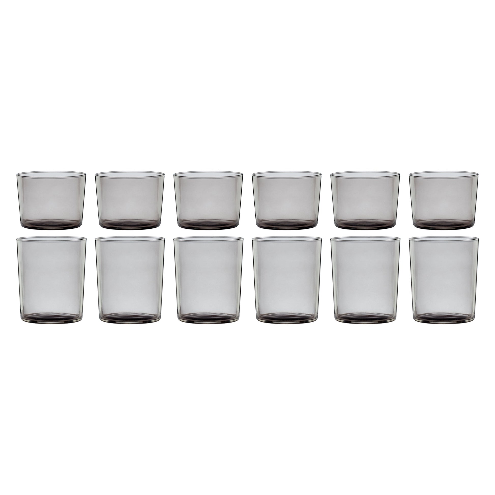 Stackables Smoke Short & Tall Glasses 12-Piece Set