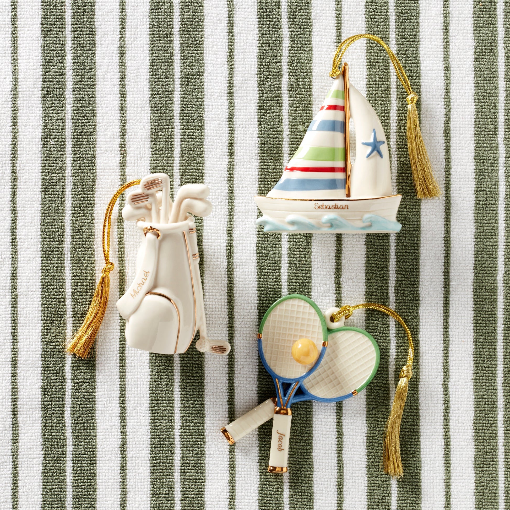Personalized Tennis Ornament