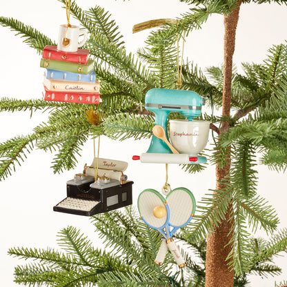 Personalized Tennis Ornament