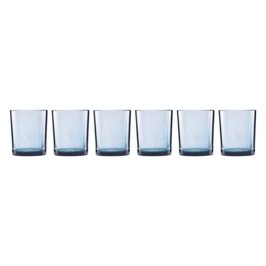 Stackables Blue Tall Drinkware, Set of 6