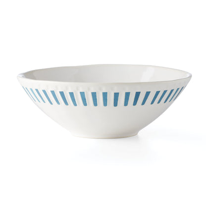 Artisanal Stripe Serving Bowl